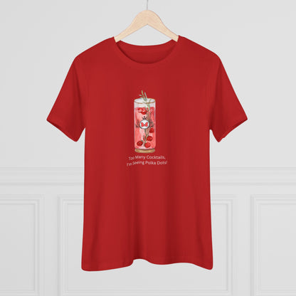 Polka Dot Mouse Cocktail Shirt - Too Many Cocktails!