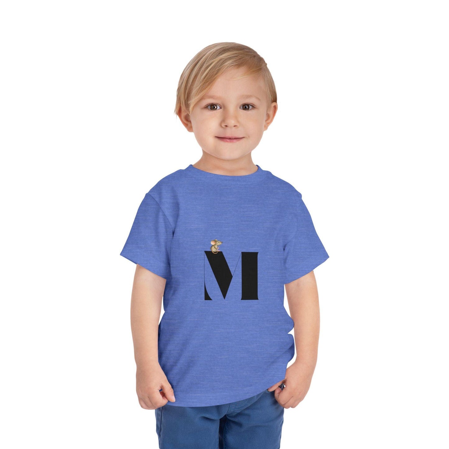 Alphabet Adventures: Letter M - Mouse Toddler T-shirt - Whippie's