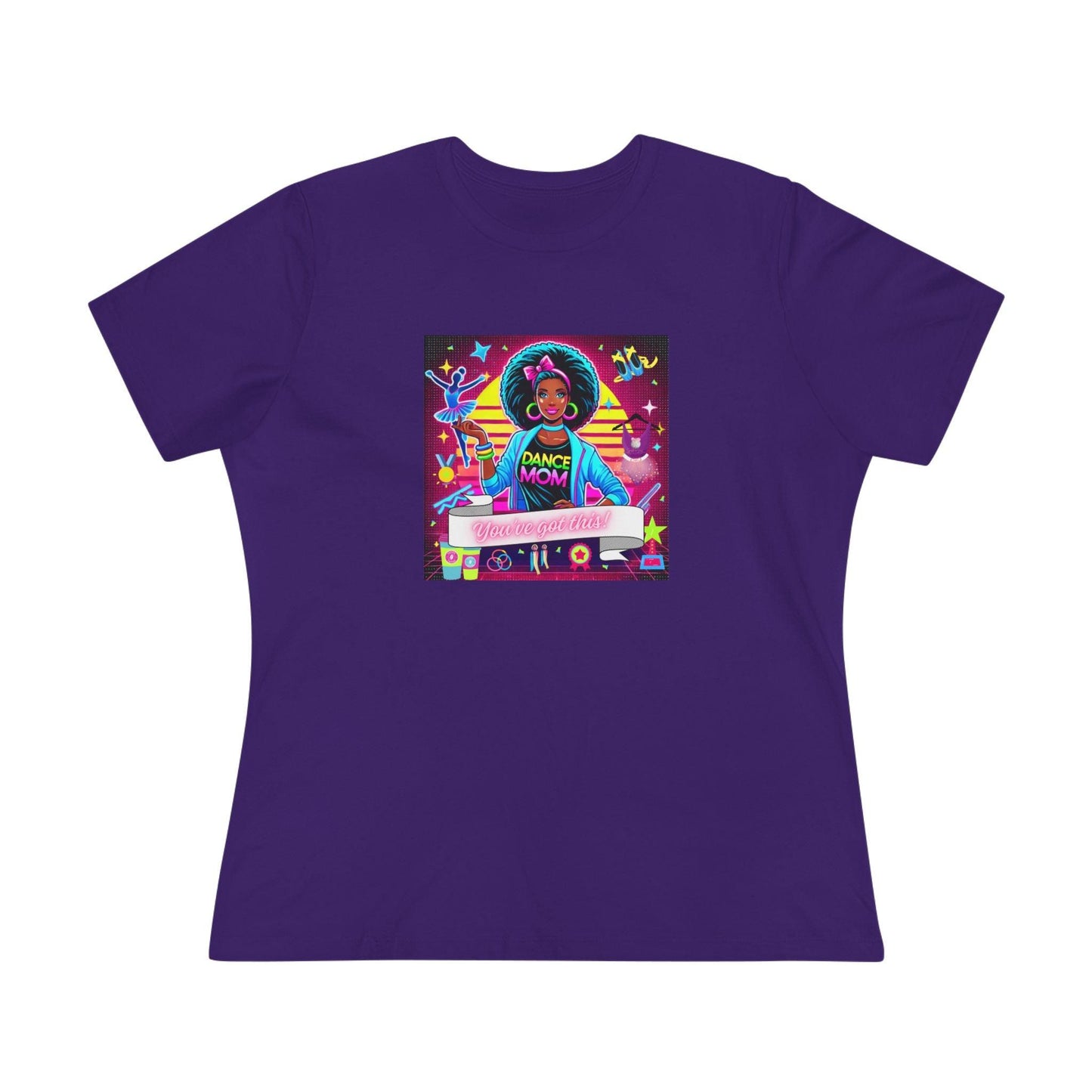 You've Got This! Dance Mom (Black Mom) - A Sparkling Performance ⭐️ Women's Softstyle Tee - Whippie's