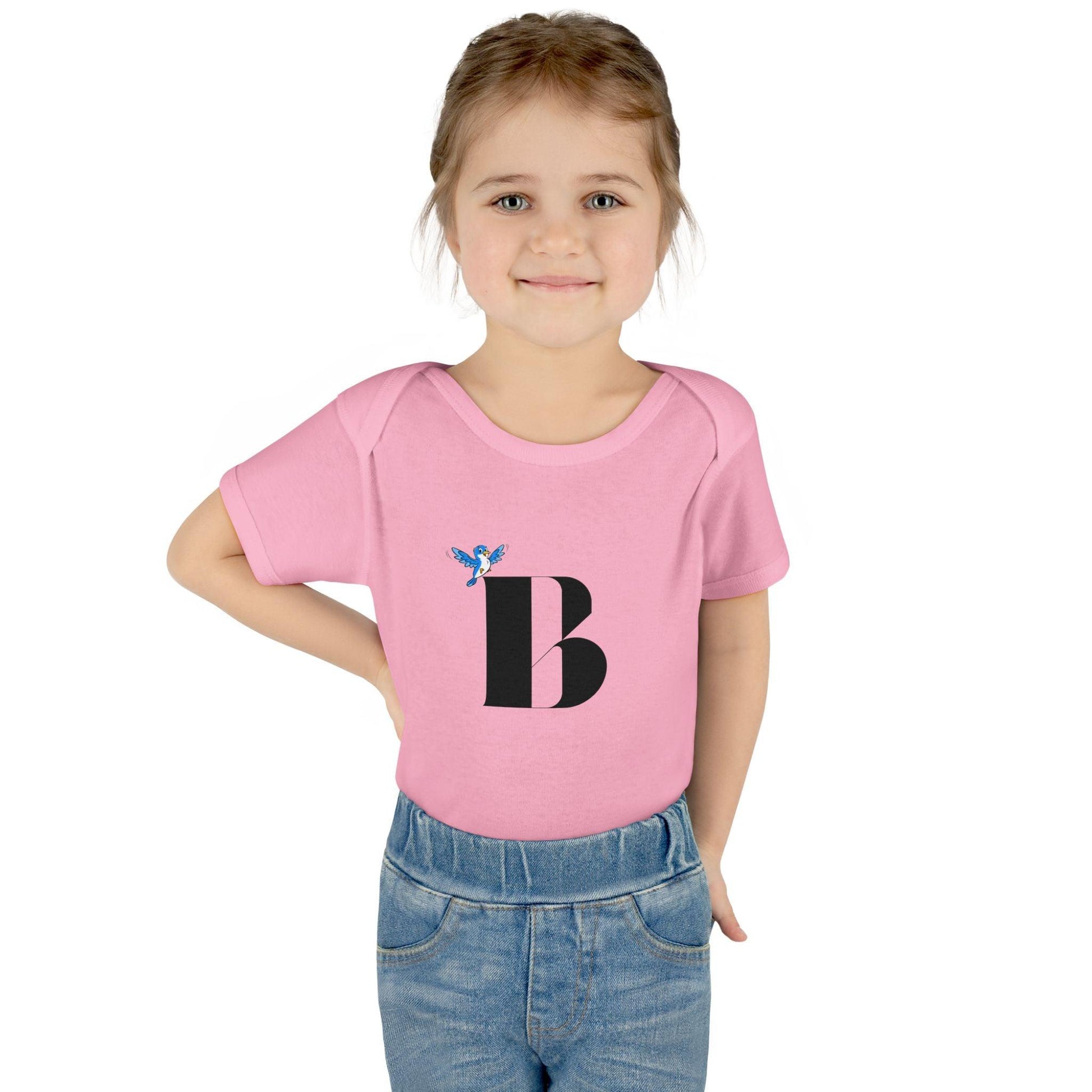 Alphabet Adventures: Letter B - Beautiful Bluebird Baby Onesie B is for Beautiful Bluebird! - Whippie's