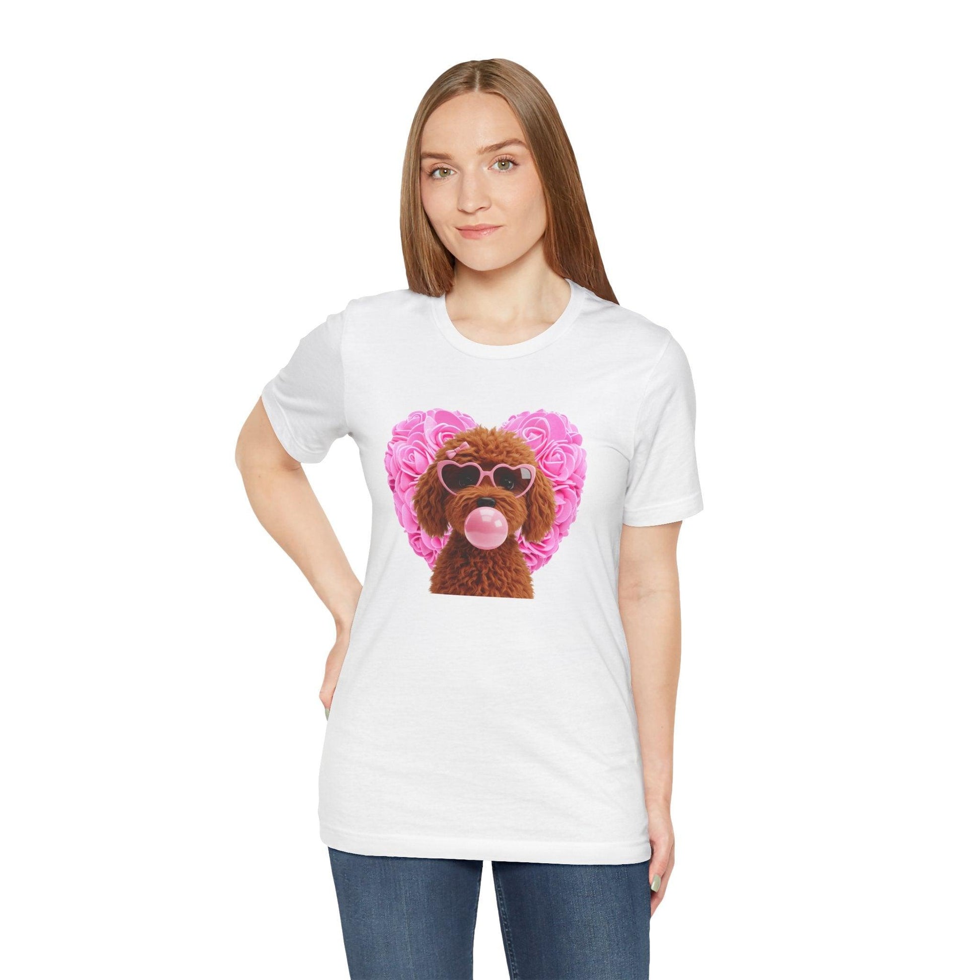 Doodle Love Unisex Jersey Tee - 💖 Cuteness Overload! 💖 - Whippie's