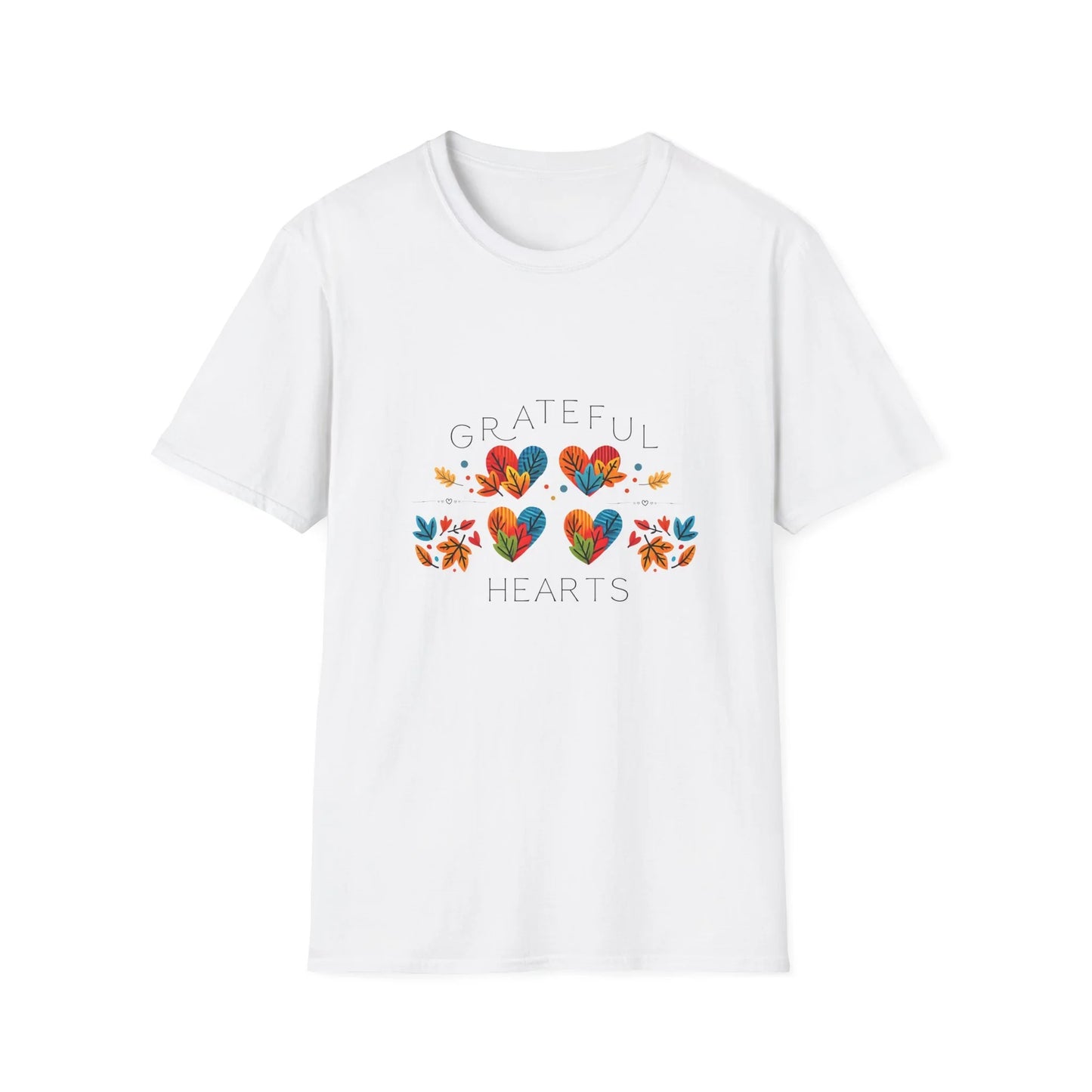 Grateful Hearts Four Hearts Unisex T-Shirt