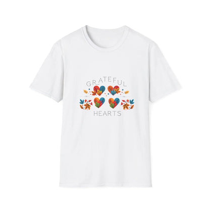 Grateful Hearts Four Hearts Unisex T-Shirt