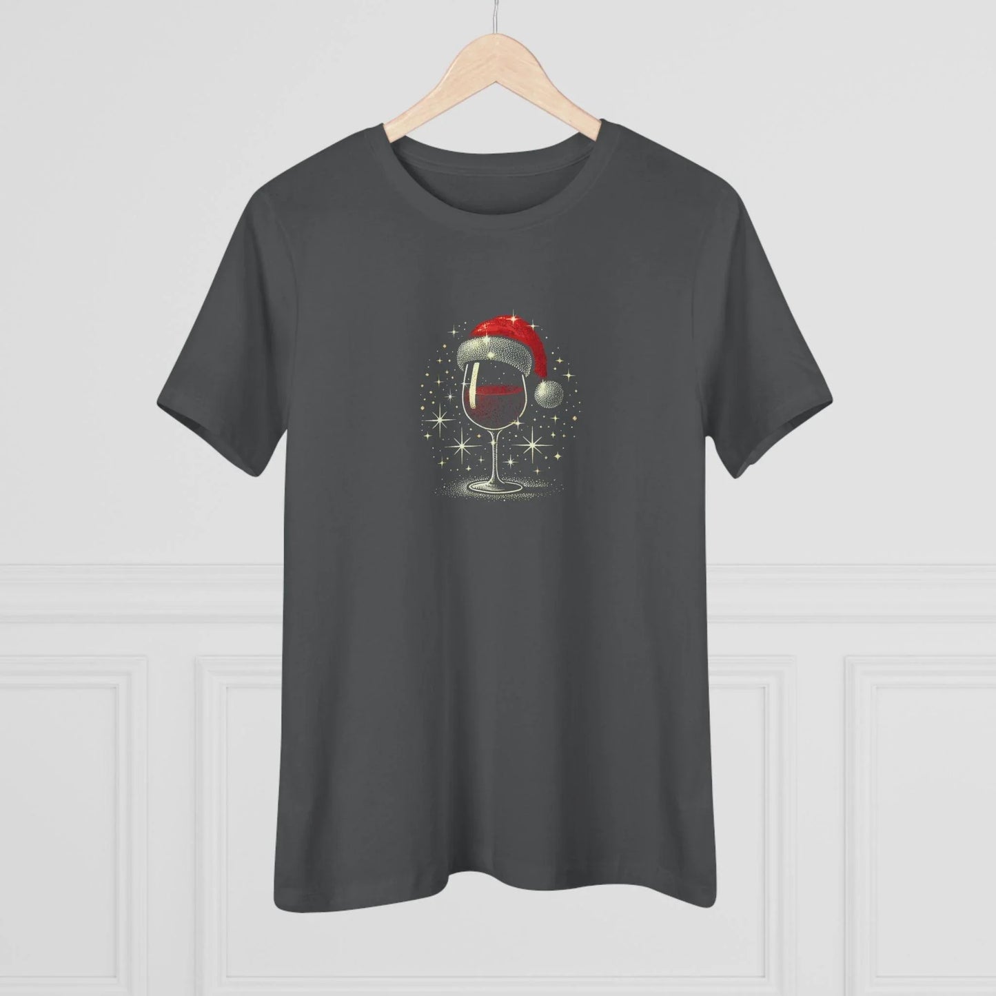 Wine & Christmas Cheer- Women's Softstyle Tee - Whippie's