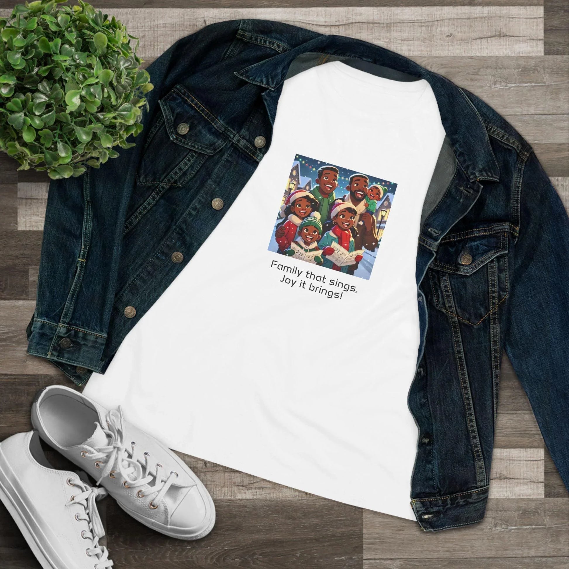Family that sings, joy in brings! - Women's Softstyle Tee - Whippie's