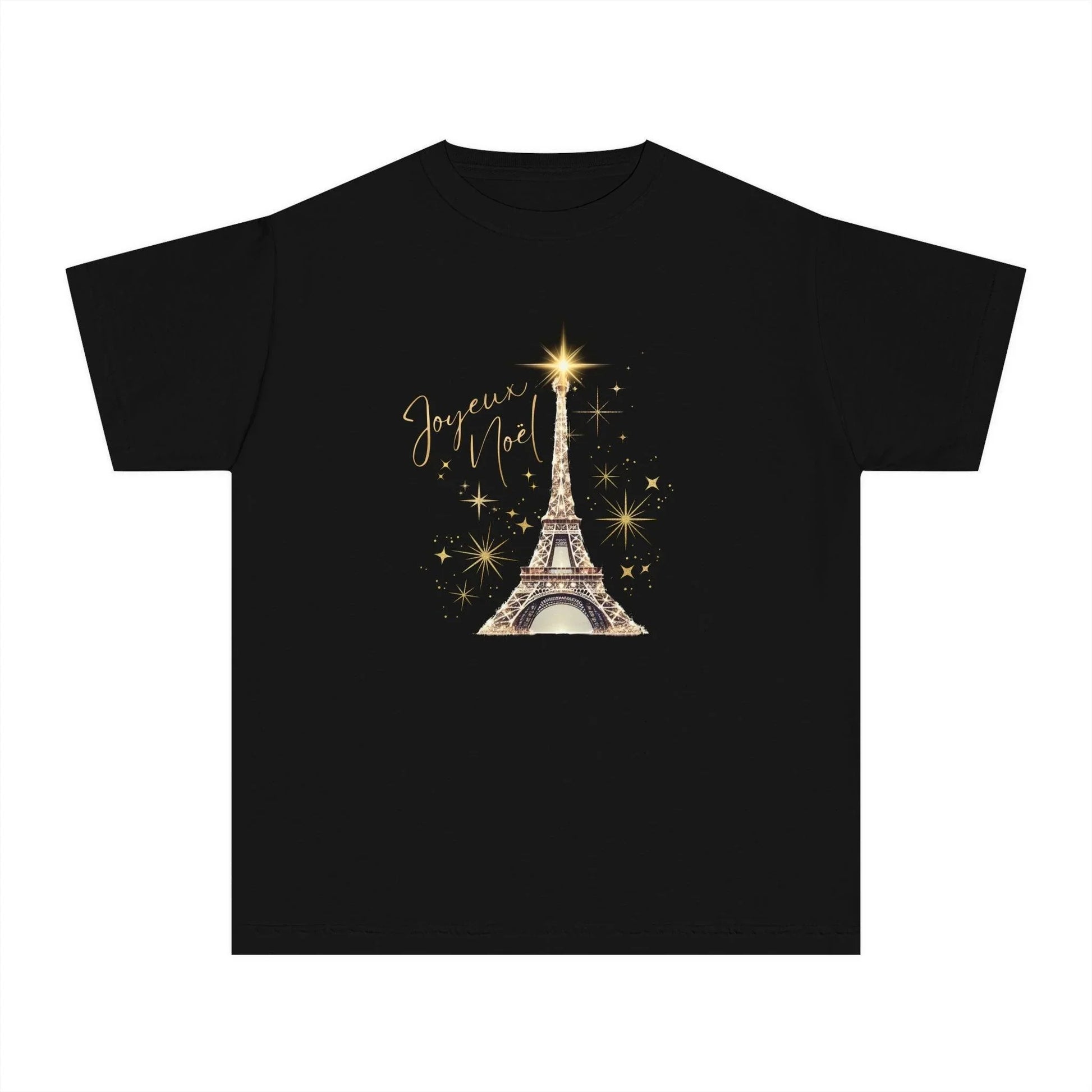 ✨ Joyeux Noël Youth Midweight Tee 🗼 A touch of Parisian elegance for your little one. - Whippie's