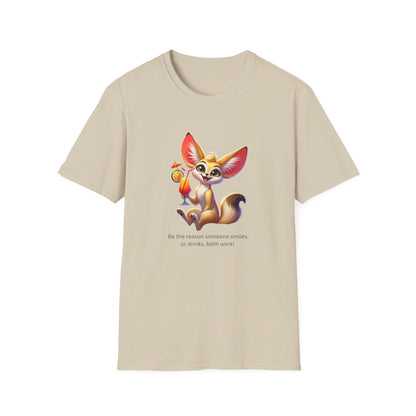 Fennec Fox Cocktail - Cheers to Good Times and Smiles! Unisex T-shirt