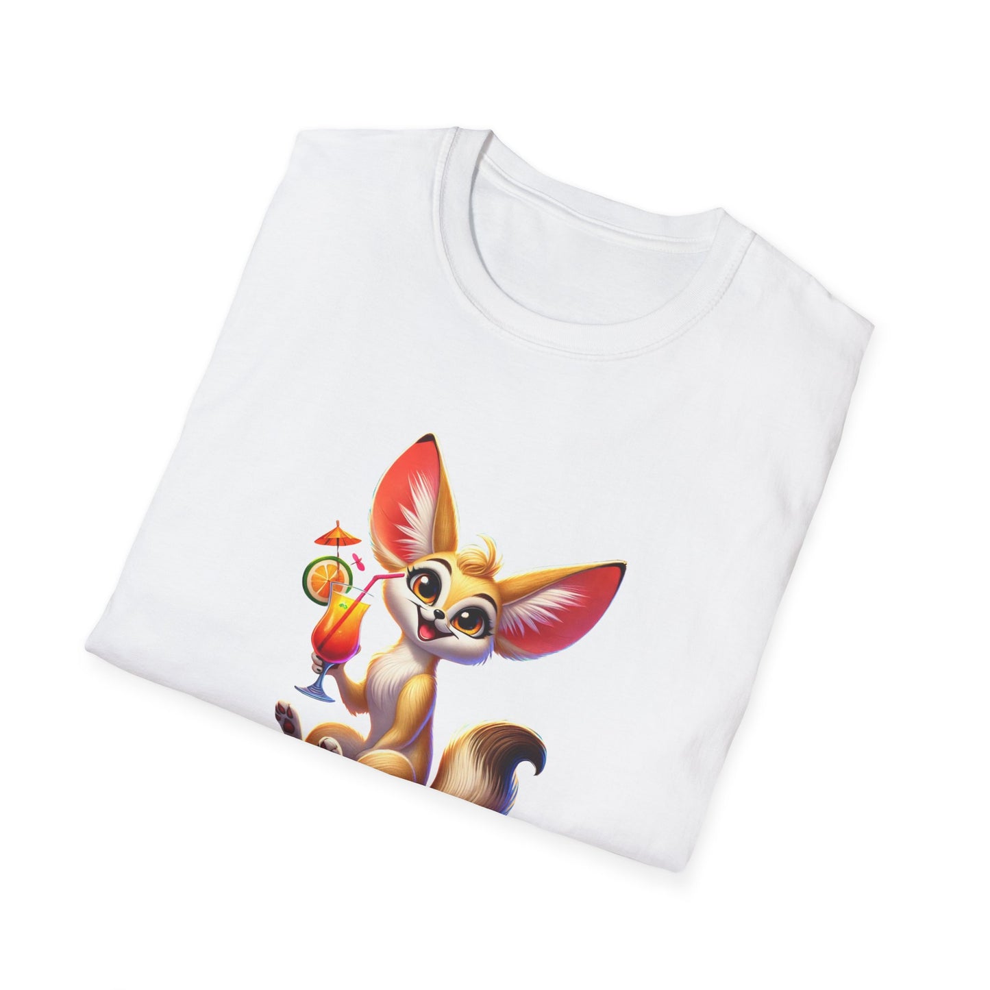 Fennec Fox Cocktail - Cheers to Good Times and Smiles! Unisex T-shirt