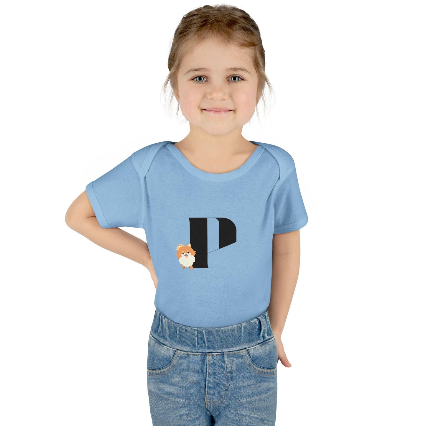 Alphabet Adventures: Letter P - Precious Pomeranian Baby Onesie P is for Precious Pomeranian! - Whippie's