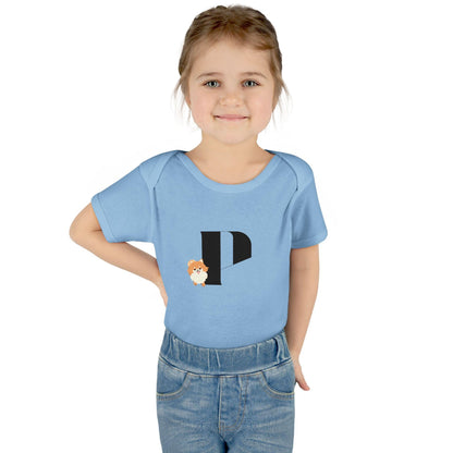 Alphabet Adventures: Letter P - Precious Pomeranian Baby Onesie P is for Precious Pomeranian! - Whippie's