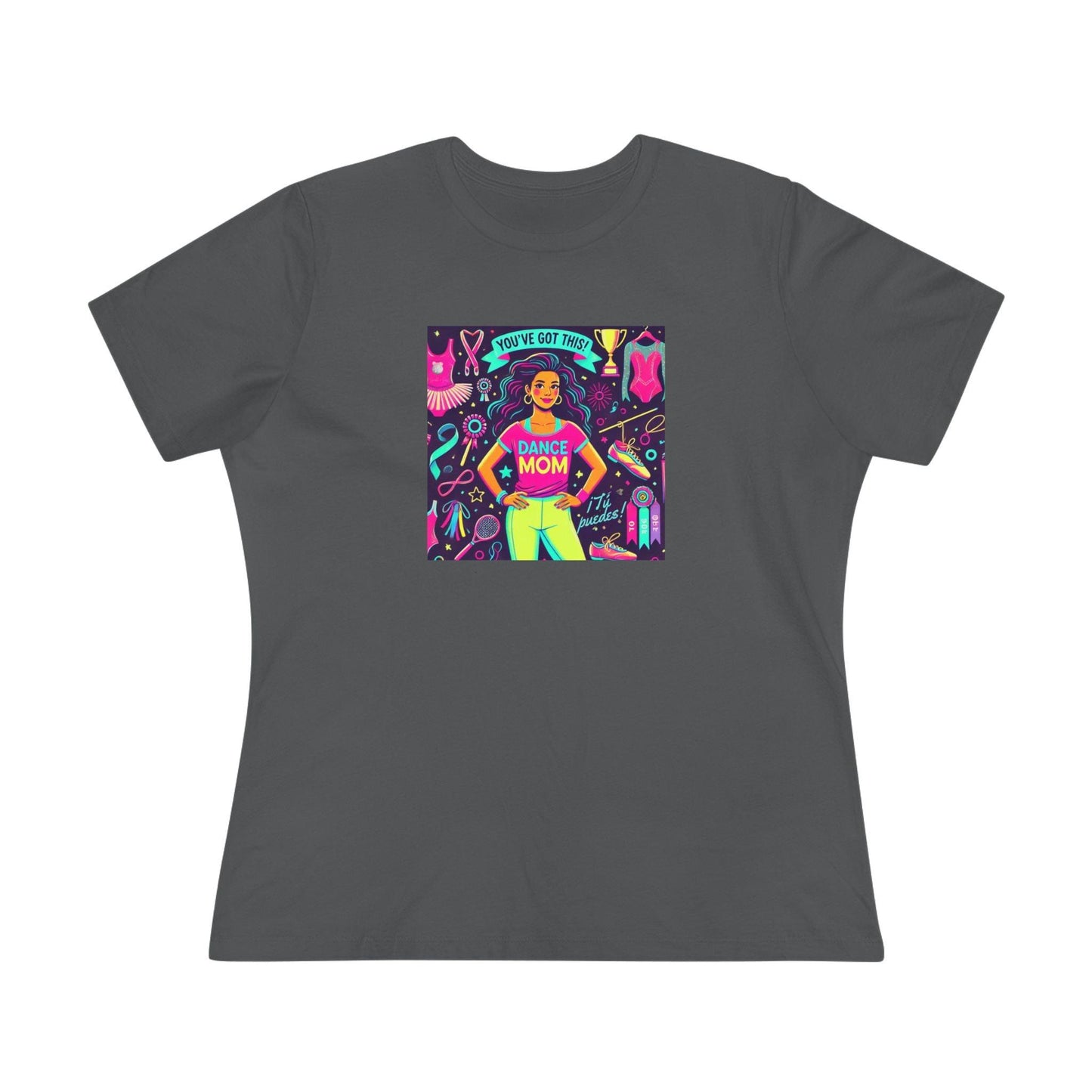 Dance Mom Magic (Latina Mom) - A Colorful Celebration 💃🌈 - Women's Softstyle Tee - Whippie's