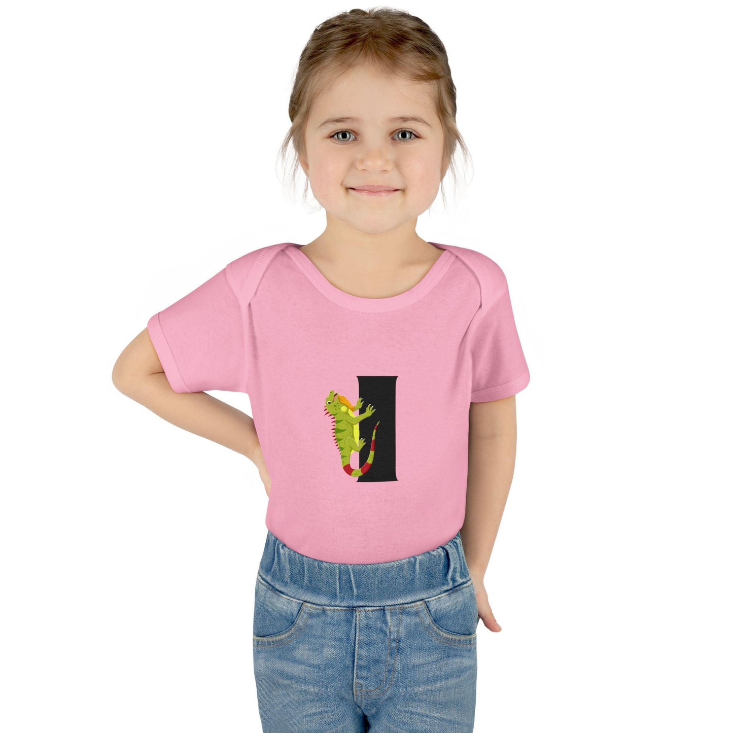 Alphabet Adventures: Letter I - Incredible Iguana Baby Onesie I is for Incredible Iguana! - Whippie's