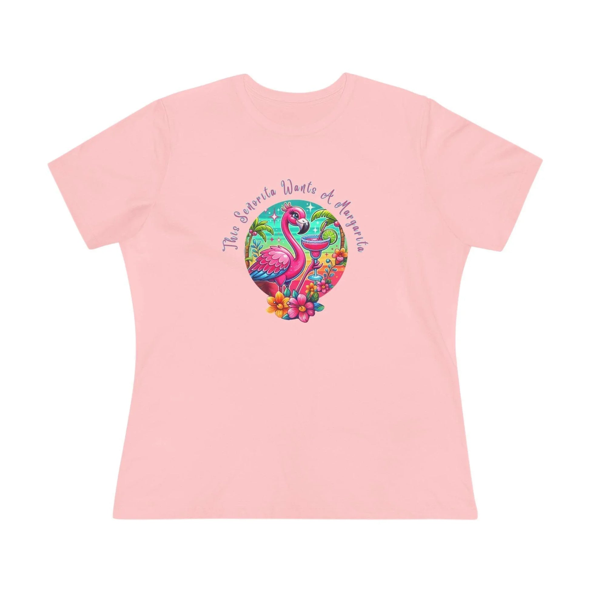 This Señorita Wants a Margarita - Women's Cotton Tee 🦩🍹 - Whippie's