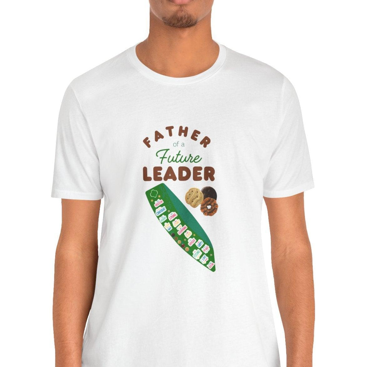 Father of a Future Leader - Unisex Jersey Tee - Smart, Brave, & Cookie-Powered! - Whippie's