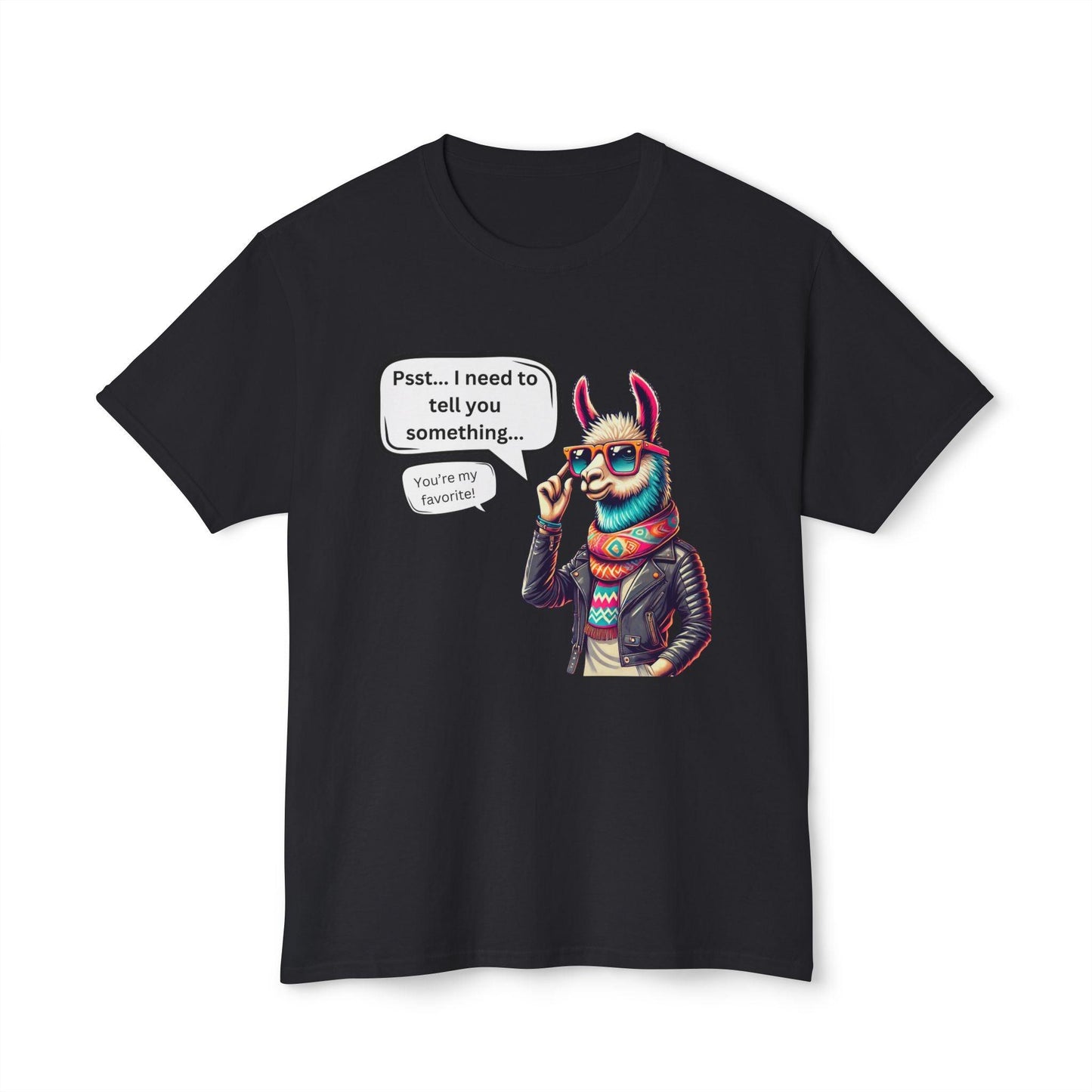 Psst... You're My Favorite! Unisex HD Cotton T-Shirt - Who's Really Their Favorite? 😉 - Whippie's