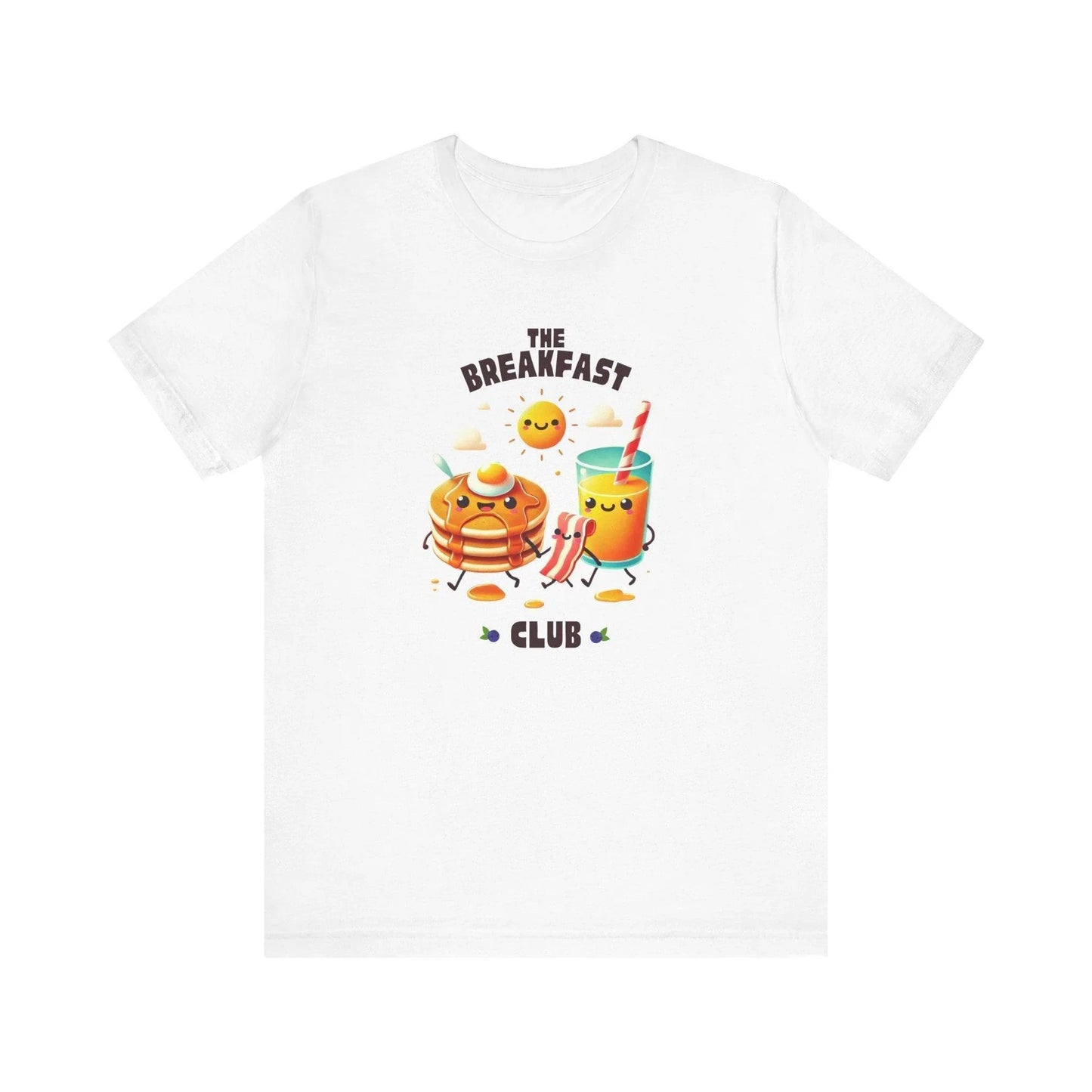 🥞 Breakfast Club 🍳 Unisex Jersey Tee ☀️ Rise and shine, breakfast time! - Whippie's