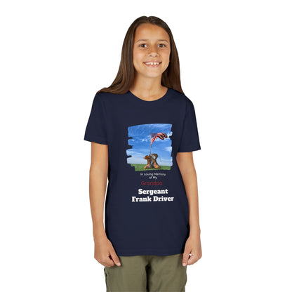 Memorial Day Military Boots - Youth T-shirt - Personalizable