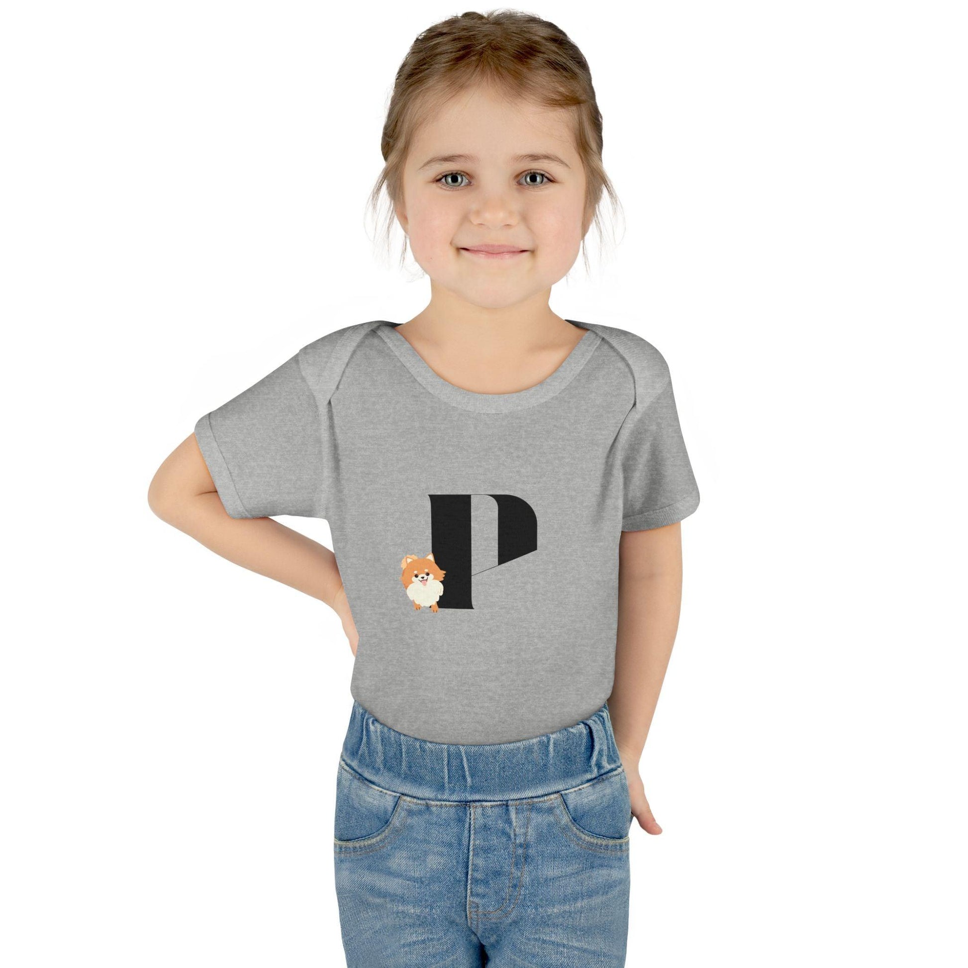 Alphabet Adventures: Letter P - Precious Pomeranian Baby Onesie P is for Precious Pomeranian! - Whippie's