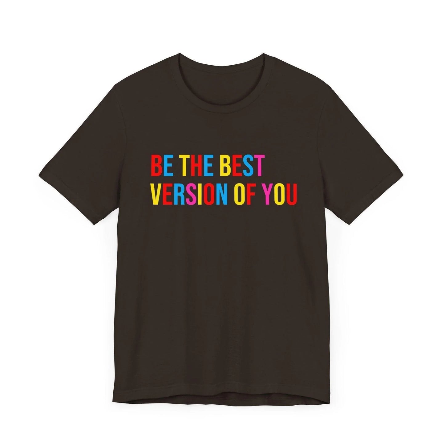 ✨ BE THE BEST VERSION OF YOU ✨ Unisex Jersey Tee 🌈 - Whippie's