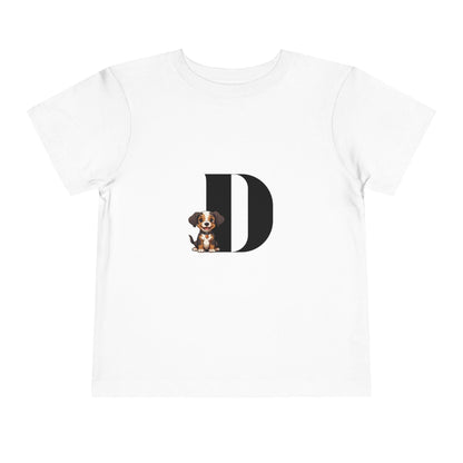 Alphabet Adventures: Letter D - Dog Toddler T-shirt - Whippie's