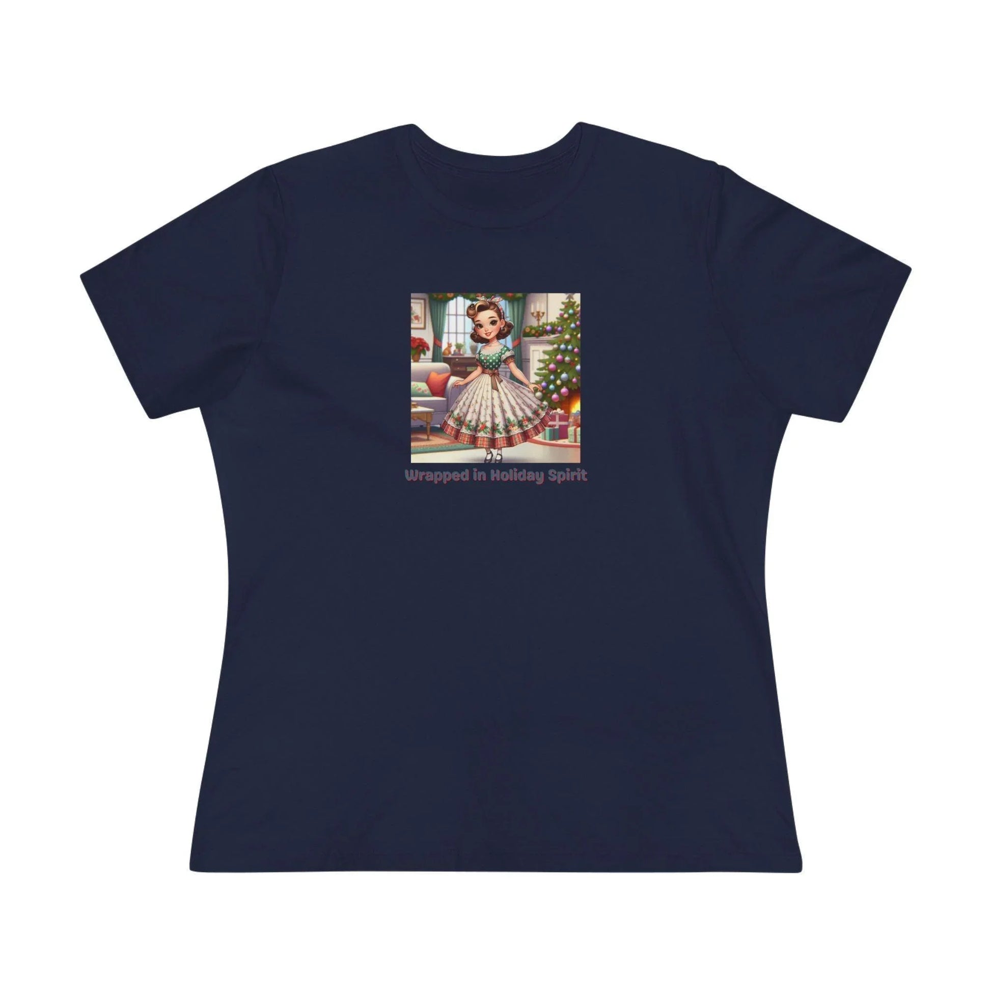 Wrapped in Holiday Spirit - Women's Softstyle Tee - Whippie's