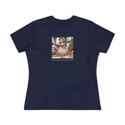 Wrapped in Holiday Spirit - Women's Softstyle Tee - Whippie's