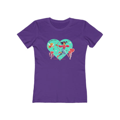 💖 Not Today Cupid! 💘 Women's Boyfriend Tee ✨ Love on your own terms! - Whippie's