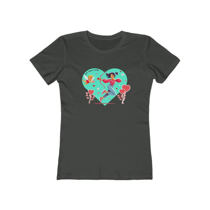 💖 Not Today Cupid! 💘 Women's Boyfriend Tee ✨ Love on your own terms! - Whippie's