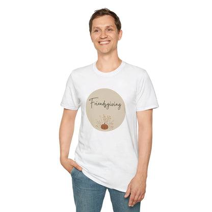 Friendsgiving Vibes: Gather & Give Thanks! Unisex Tee