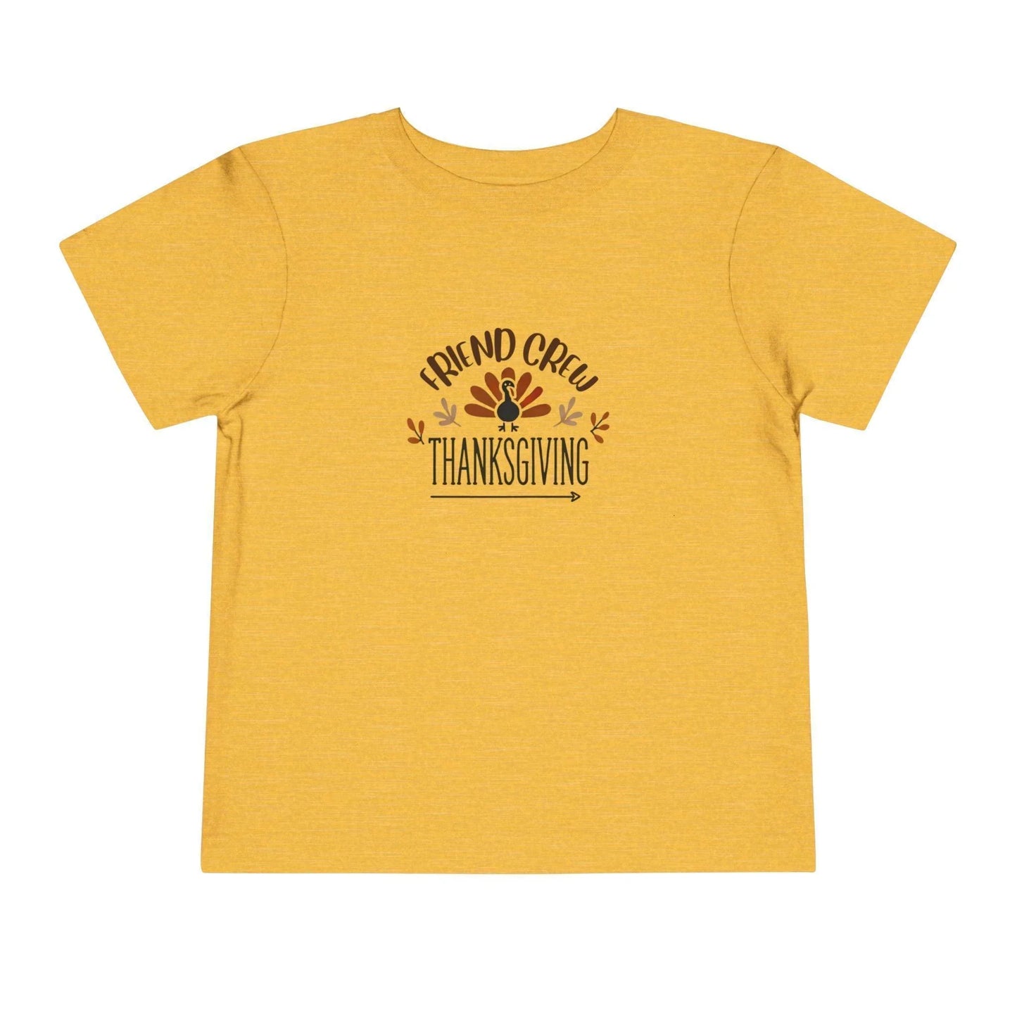 Thanksgiving Friend Crew - Toddler Short Sleeve Tee - Whippie's