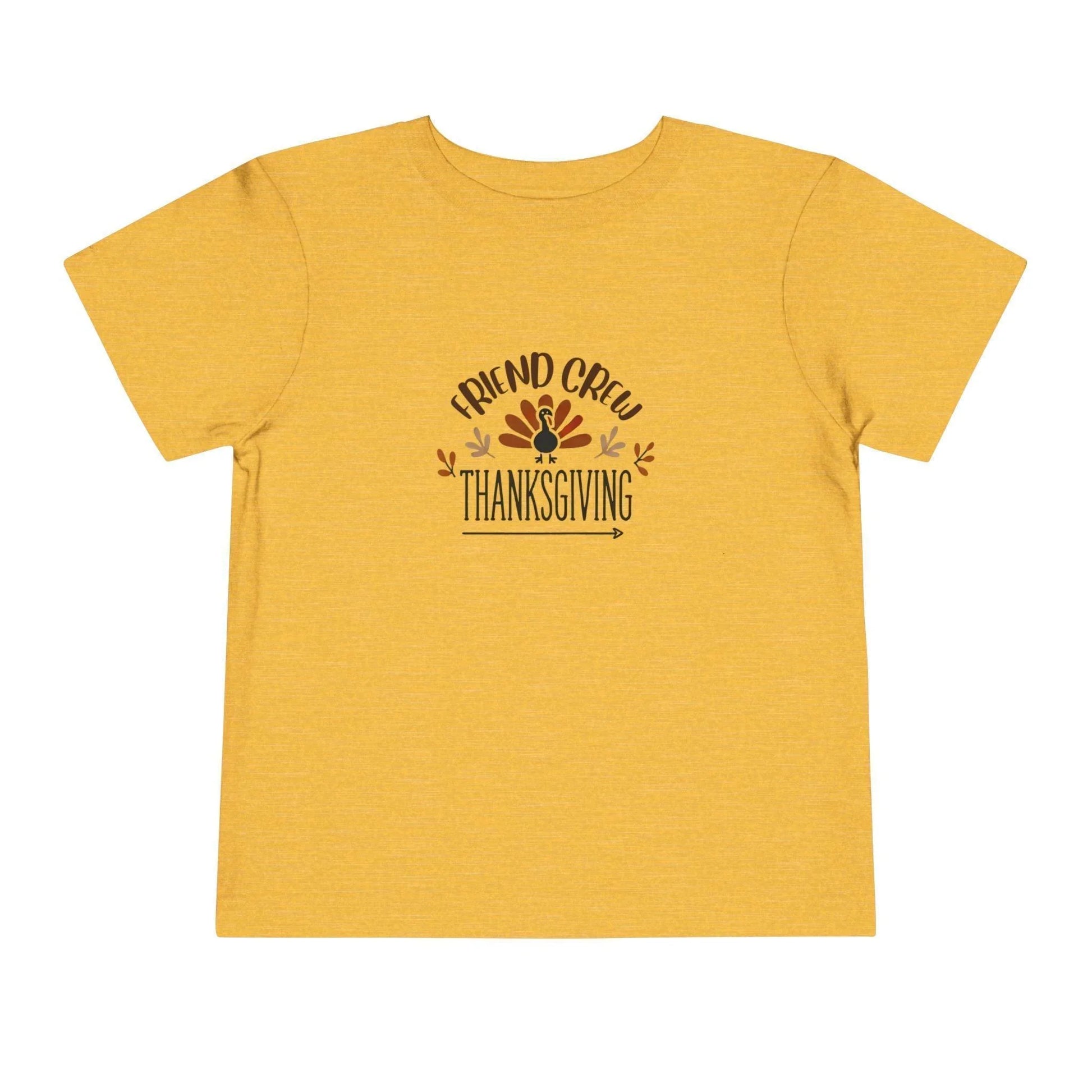 Thanksgiving Friend Crew - Toddler Short Sleeve Tee - Whippie's