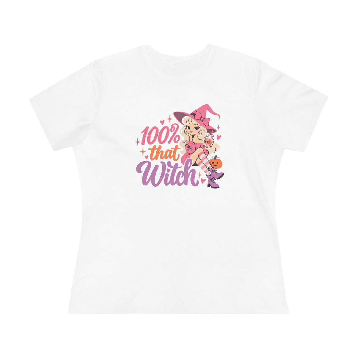 Halloween Shirt | 100% That Witch Women’s Tee – product image 4