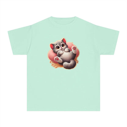😻 Kitten Cuddle Time 💖 Youth Midweight Tee ✨ Purr-fectly adorable! - Whippie's