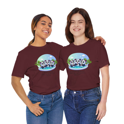 Hot Tub Weekend - Unisex Jersey Tee - Who's In For a Relaxing Getaway?