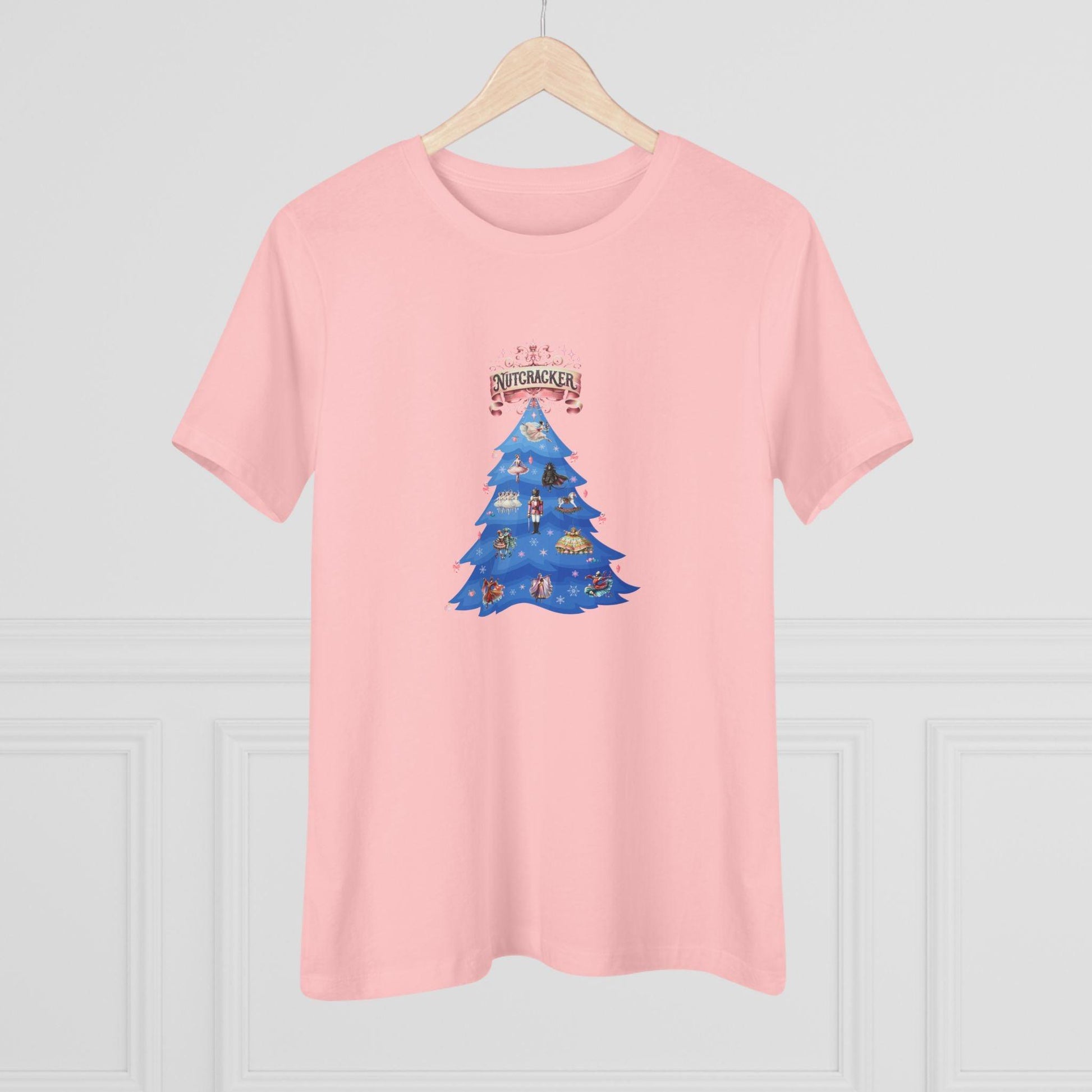Nutcracker Christmas Tree - A Festive Affair! 🎄✨ Women's Softstyle Tee - Whippie's