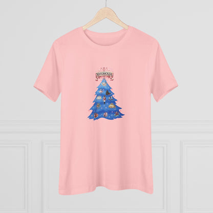Nutcracker Christmas Tree - A Festive Affair! 🎄✨ Women's Softstyle Tee - Whippie's