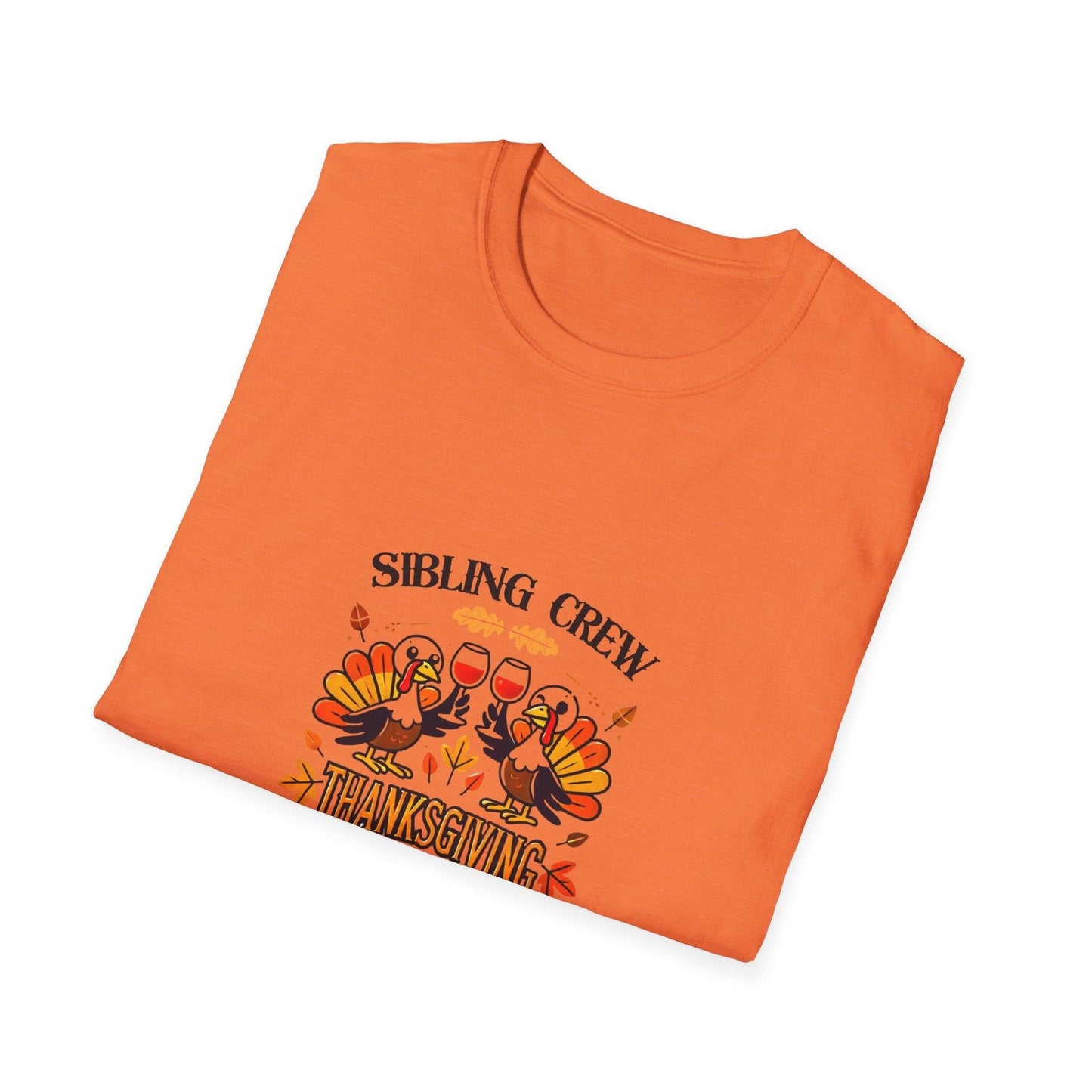 Thanksgiving Sibling Crew - Wine Unisex T-Shirt - Whippie's