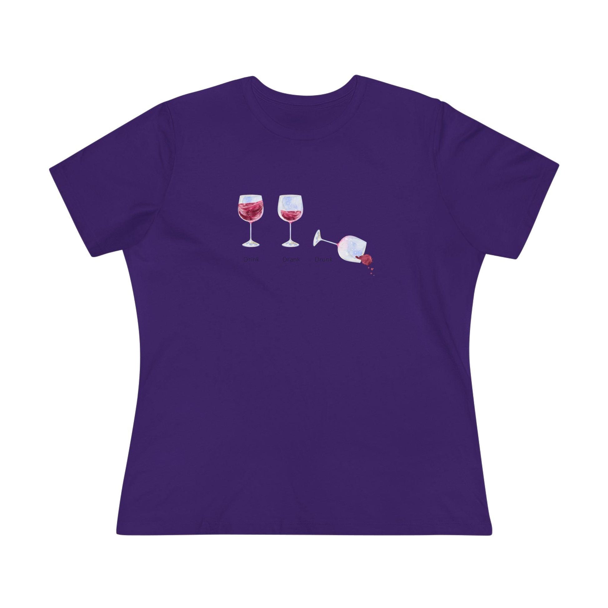 Drink, Drank, Drunk Tee - Sip, Savor, Repeat 🍷🍷🍷 - Women's Softstyle Tee - Whippie's