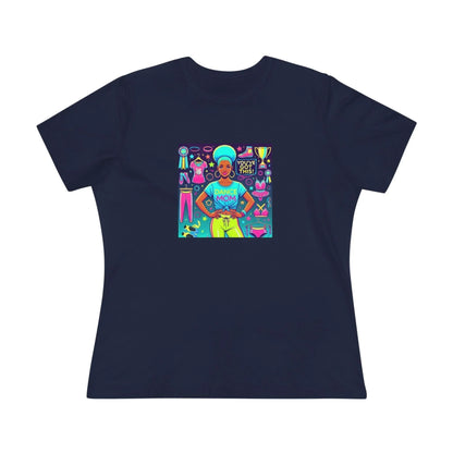 Dance Mom: You've Got This - Blue Hair Mom- You've Got This - Women's Softstyle Tee - Whippie's