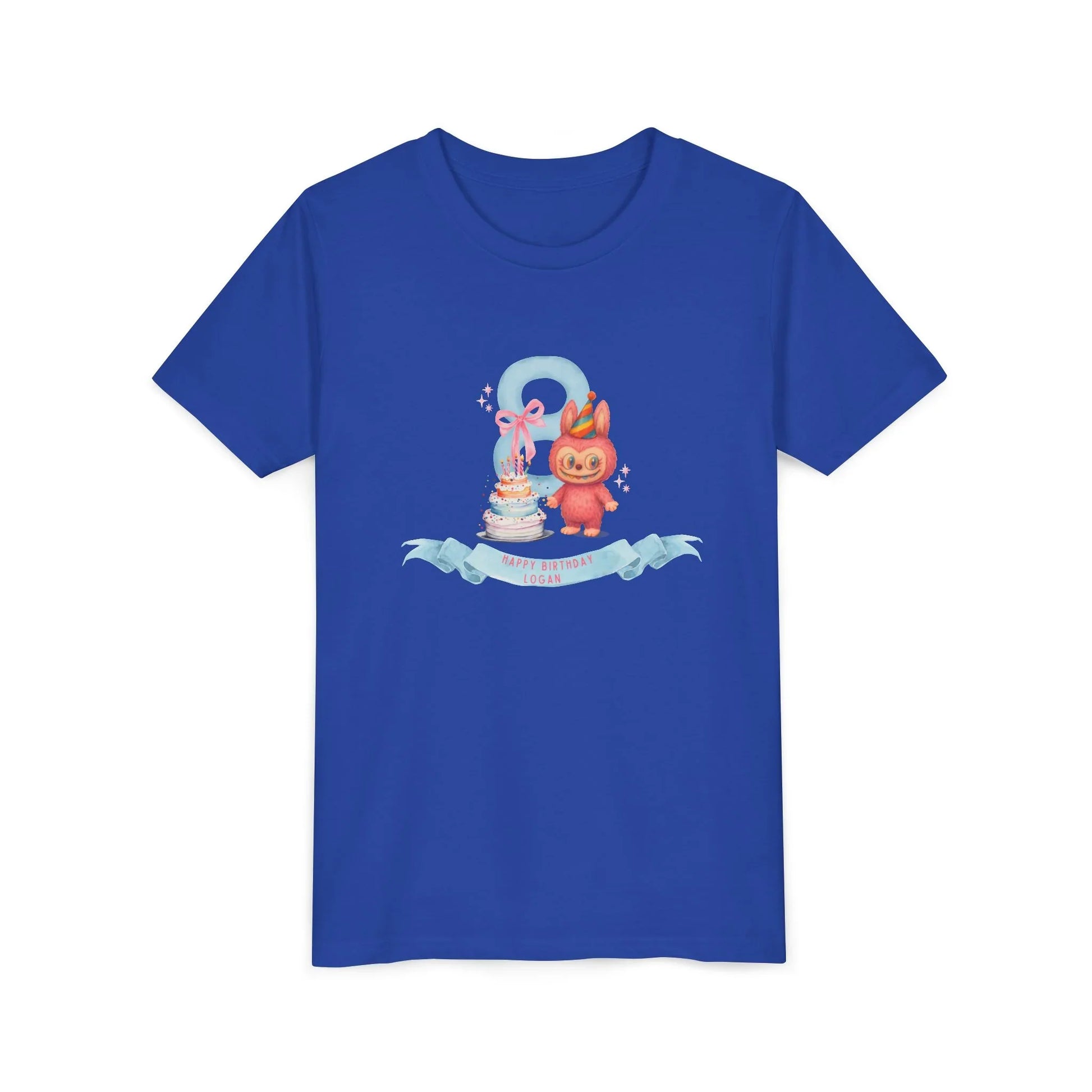 Labubu Birthday Youth Tee - Personalizable - Whippie's