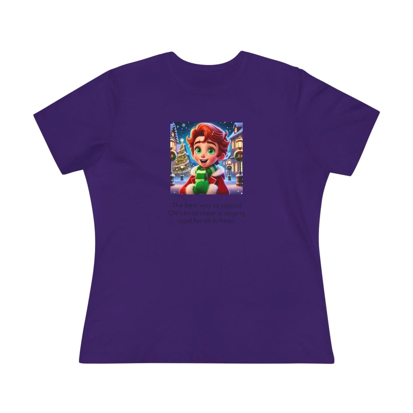 Caroler - Christmas Cheer - RH Boy - Women's Tee - Whippie's