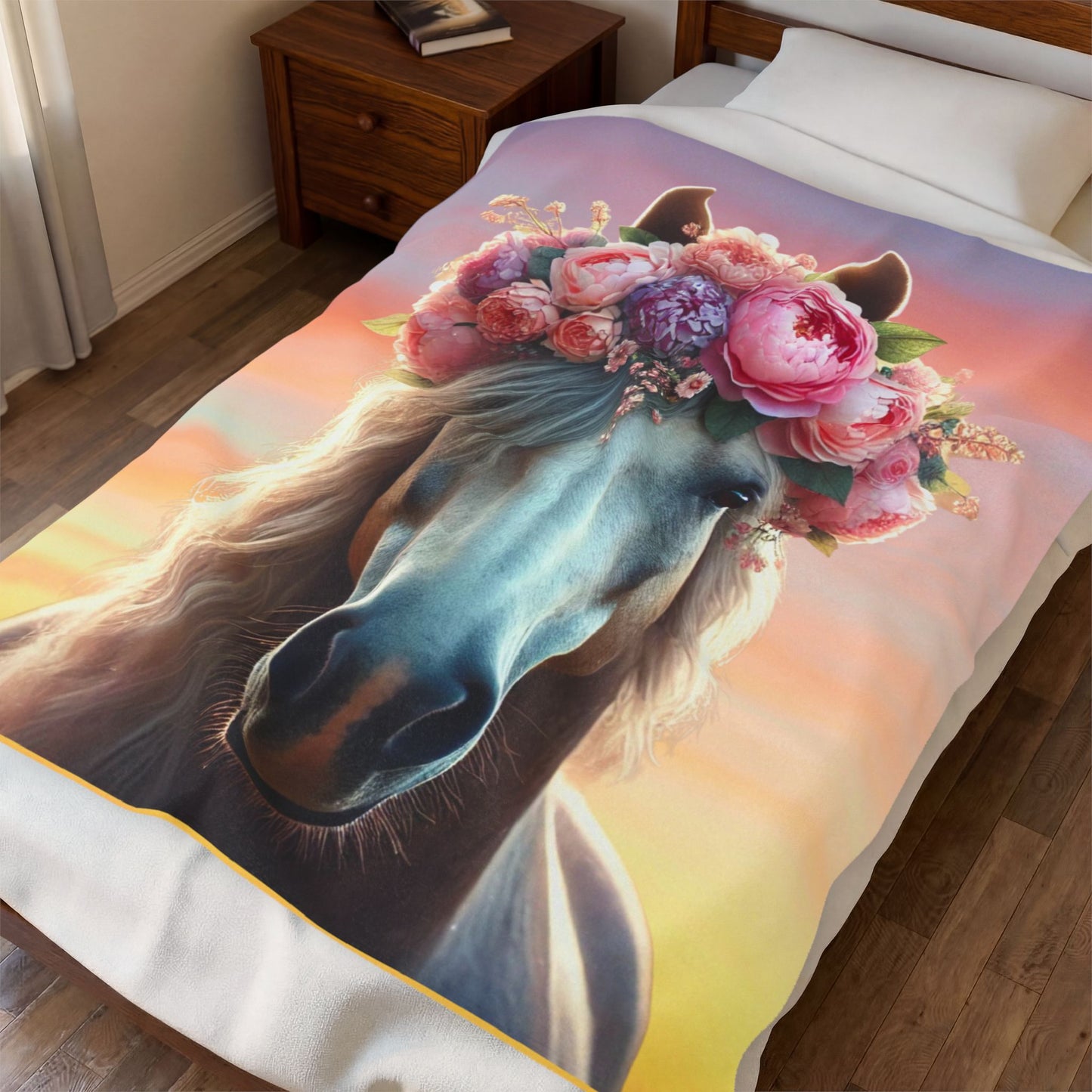 Horse Blanket | Horse Dreams Velveteen Blanket