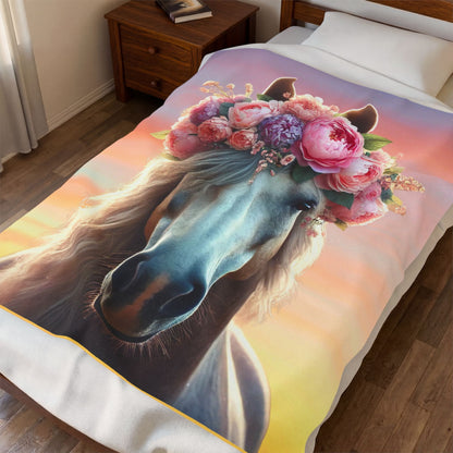 Horse Blanket | Horse Dreams Velveteen Blanket