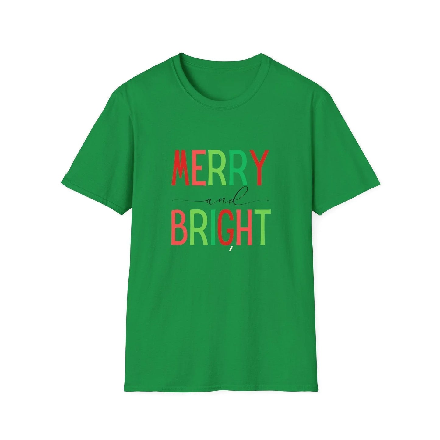 Merry and Bright Unisex Tee 🌈✨ - Whippie's