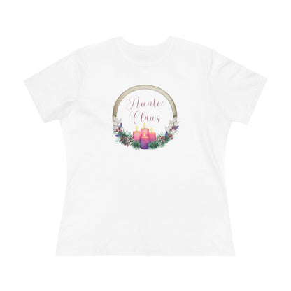 Auntie Claus - Christmas Cheer! 🤶🎄 Women's Softstyle Tee - Whippie's