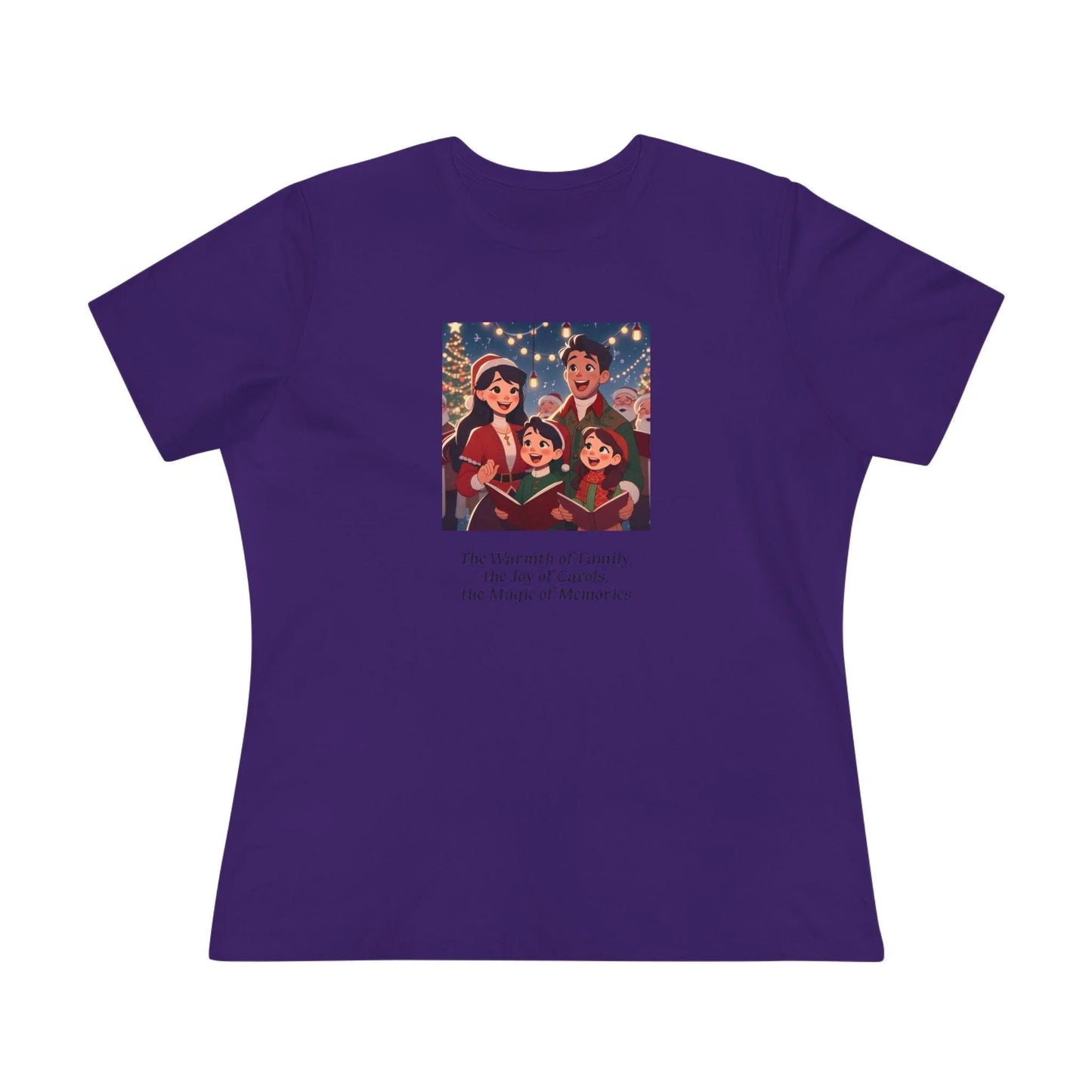 The Warmth of Family, the Joy of Carols, the Magic of Memories - Women's Tee - Whippie's