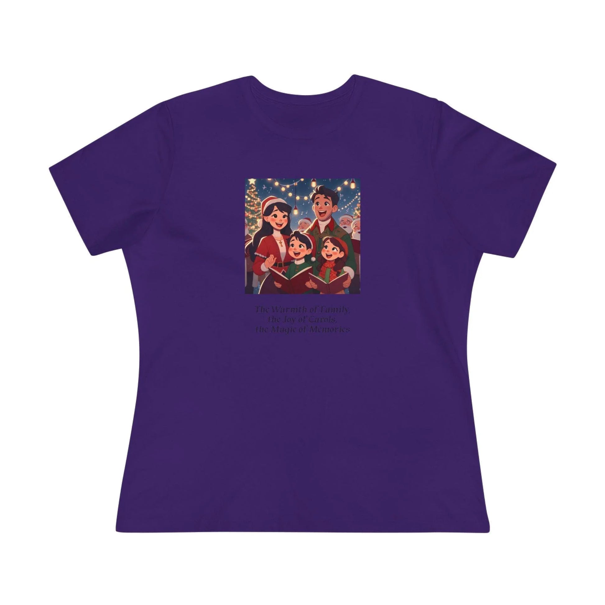 The Warmth of Family, the Joy of Carols, the Magic of Memories - Women's Tee - Whippie's