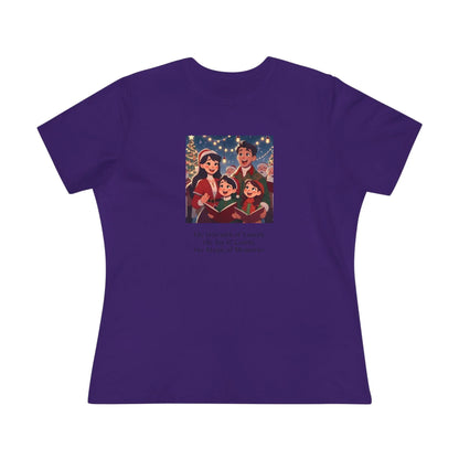 The Warmth of Family, the Joy of Carols, the Magic of Memories - Women's Tee - Whippie's