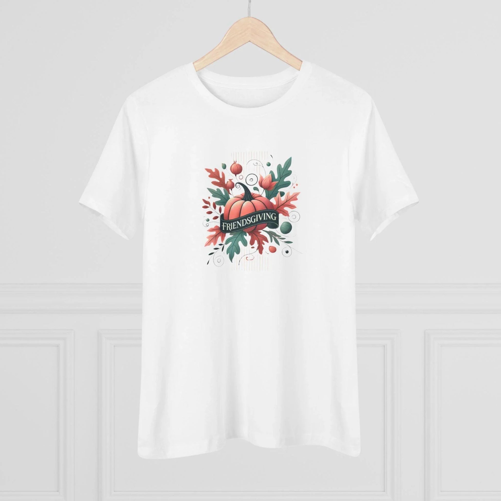 Friendsgiving Whimsical Pumpkin - Women's Softstyle Tee - Whippie's