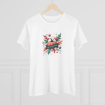 Friendsgiving Whimsical Pumpkin - Women's Softstyle Tee - Whippie's